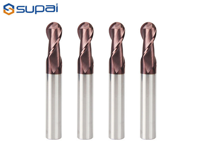 2 Flutes Ball Nose End Mill 6mm 8mm Long Cnc Round Spherical Cutting Tools