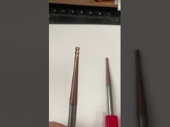 4.0mm Solid Carbide Conical Ball Nose End Mill TiCN phủ lớp CNC Milling Cutter khắc Bit